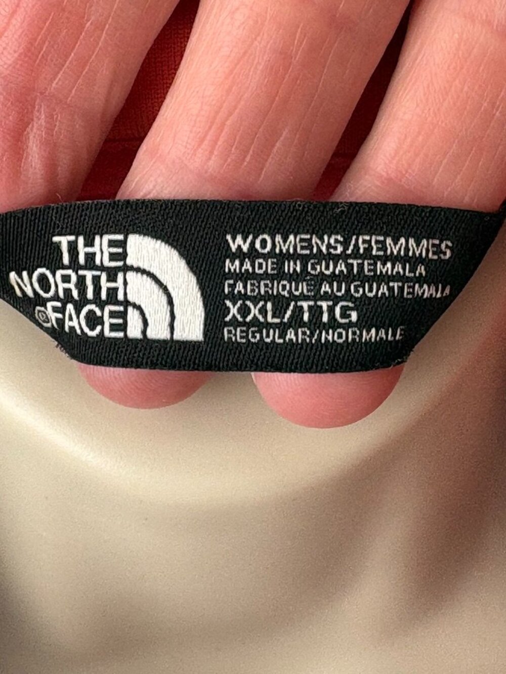 The North Face Women's XXL Dramatic Plum Heather Snowcone Red Full Zip Hoodie - Picture 6 of 13